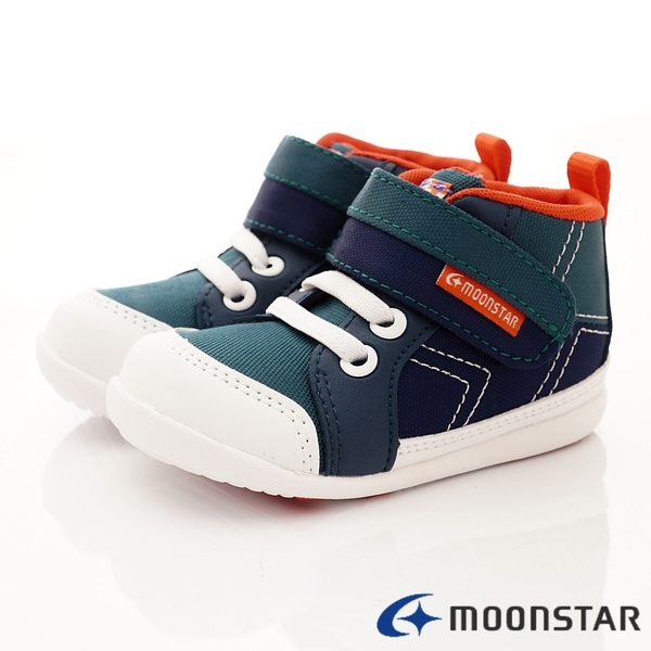 日本Moonstar機能童鞋 護踝玩耍速乾鞋款 1255深藍(寶寶段)
