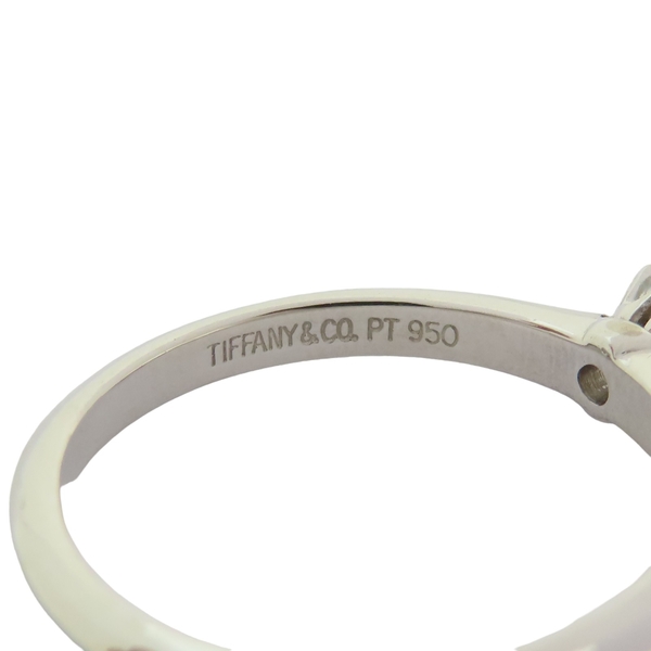 【二手名牌BRAND OFF】Tiffany & Co 蒂芬妮 Tiffany Setting 0.33CT 鑽石 PT950 鉑金戒指 product thumbnail 8