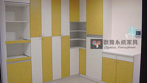 【歐雅系統家具】廚具 餐邊電器櫃 雙色門板設計