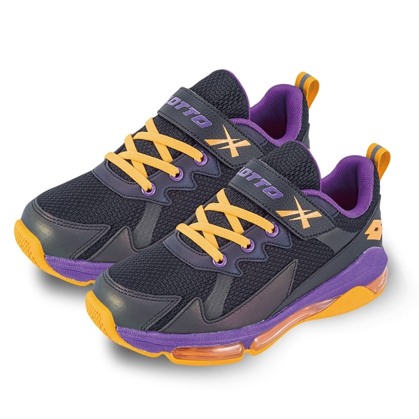 Lotto 女鞋 大童鞋 籃球鞋 LIGHTNING 黑紫【運動世界】LT3AKB8970 product thumbnail 4