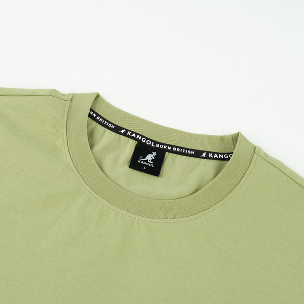 KANGOL 短袖 短T 黑 綠 拉鍊口袋 寬版 上衣 中性 63251016- product thumbnail 6