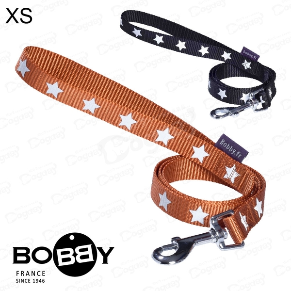 法國《BOBBY》午夜拉繩XS號 反光安全時尚新設計 適合小型犬 拉繩 牽繩
