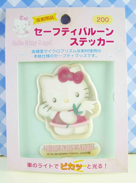 【震撼精品百貨】Hello Kitty 凱蒂貓~KITTY貼紙-反光貼紙-百合天使