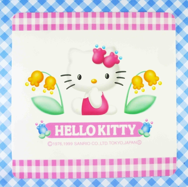 【震撼精品百貨】Hello Kitty 凱蒂貓~貼紙-金香側坐