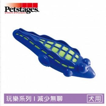 ☆御品小舖☆ 美國 Petstages啾啾彈力鱷魚-1204-M (幼/成/老犬)   寵物互動 吸引追逐 寵物狗玩具