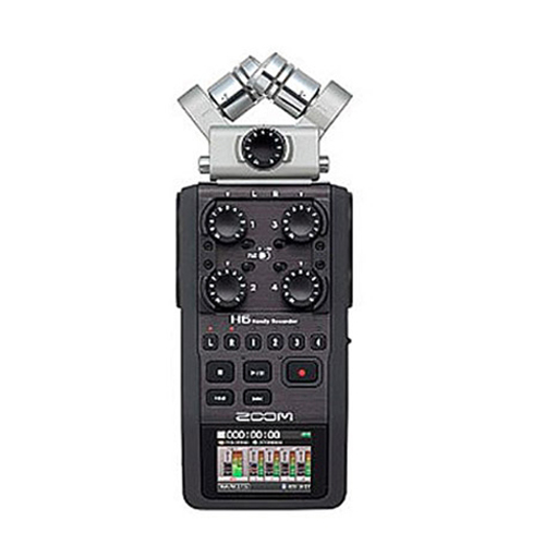 ZOOM H6 BLACK 手持數位錄音機 錄音筆 混音器 收音 立體聲 音樂 電影(公司貨)