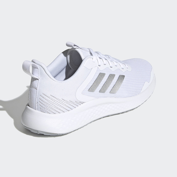 【五折出清】Adidas FluidStreet 女 慢跑鞋 白 銀 G58104 product thumbnail 5