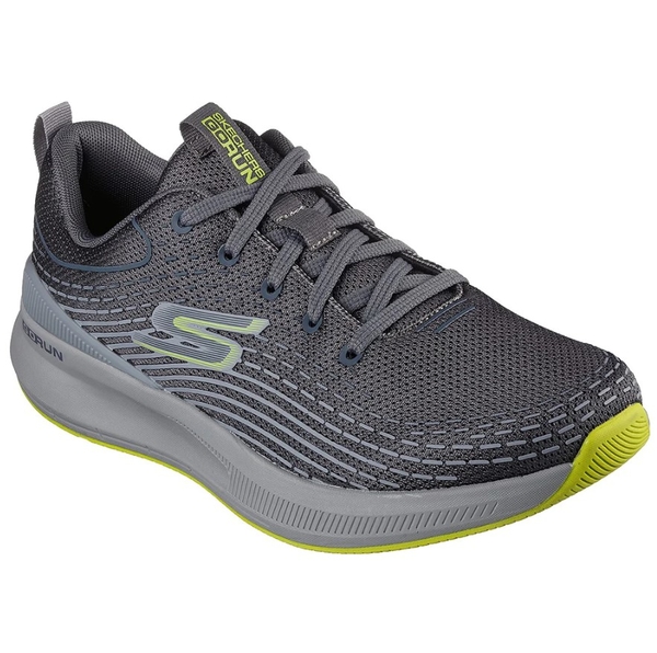 SKECHERS GO RUN PULSE 男款 灰色 運動慢跑鞋 固特異鞋底 220536CCLM【KAORACER】 product thumbnail 3