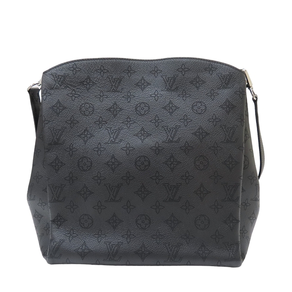 【二手名牌BRAND OFF】LOUIS VUITTON LV 路易威登 黑色 牛皮 雷射洞洞 Babylone PM 兩用包 銀扣 M50031