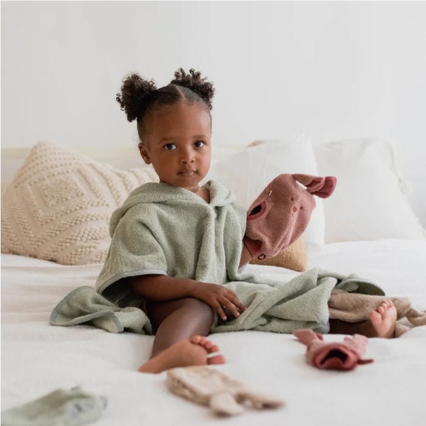 丹麥BIBS 有機袋鼠斗篷浴巾(4色可選)兒童浴巾|吸水浴巾 product thumbnail 10
