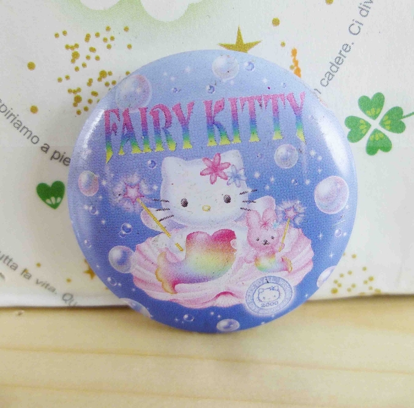 【震撼精品百貨】Hello Kitty 凱蒂貓~KITTY別針-圓型-美人魚圖案