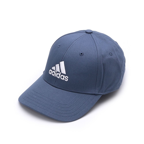 ADIDAS BBALL CAP COT 棒球帽 藍 IR7872