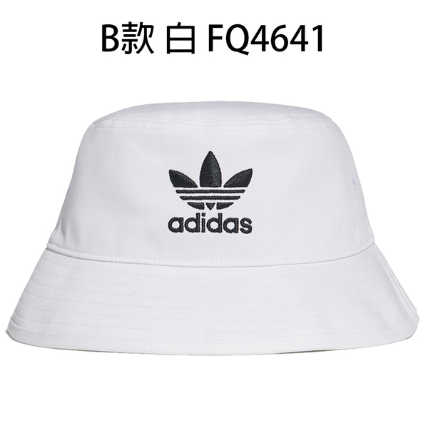 Adidas 帽子 漁夫帽 三葉草 刺繡 黑/白/粉/藍【運動世界】AJ8995/FQ4641/GN4906/HD9710 product thumbnail 4