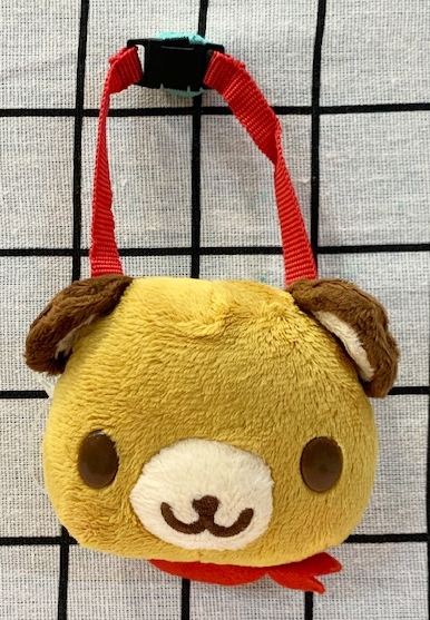 【震撼精品百貨】Tenorikuma 拿鐵熊~摩卡零錢包附繩-紅*12401