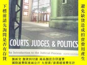 二手書博民逛書店Courts,罕見Judges, and PoliticsY15