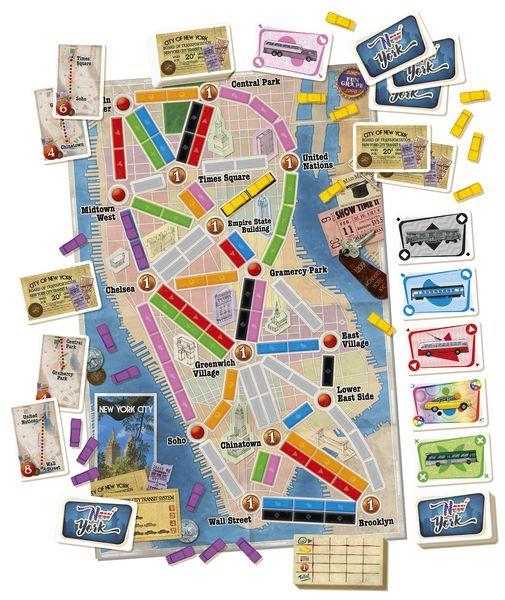 『高雄龐奇桌遊』鐵道任務 紐約 Ticket to Ride New York 繁體中文版 正版桌上遊戲專賣店 product thumbnail 3