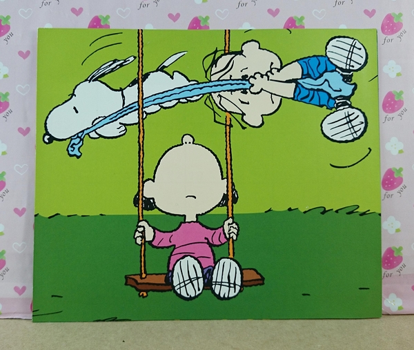 【震撼精品百貨】史奴比Peanuts Snoopy ~卡片_綠