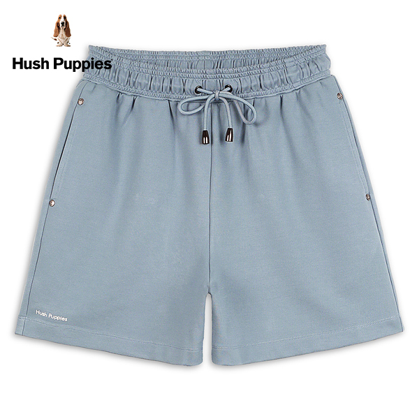 Hush Puppies 短褲 女裝素色鬆緊綁帶休閒短褲