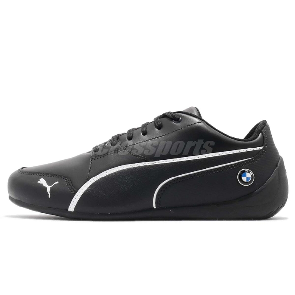 Puma 休閒鞋BMW MS Drift Cat 7 黑白男鞋 