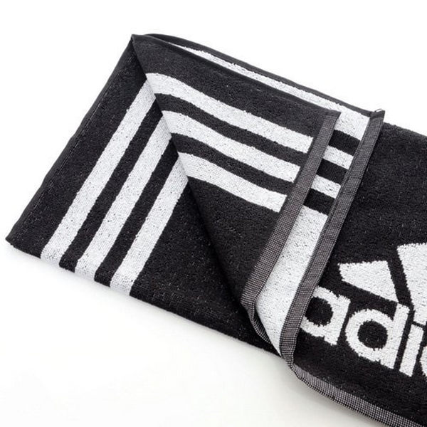 Adidas Towel S (小) 黑 白 運動毛巾 愛迪達 慢跑 游泳 健身 法國毛圈 快乾 柔軟 AB8005