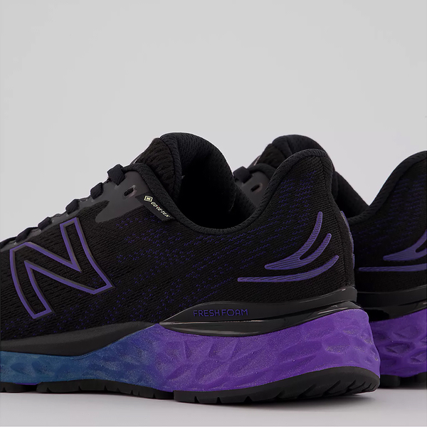 New Balance 880v11 GTX D 女鞋 慢跑 緩震 GORE-TEX 防水 透氣 反光 黑 夜藍【運動世界】W880X11 product thumbnail 8