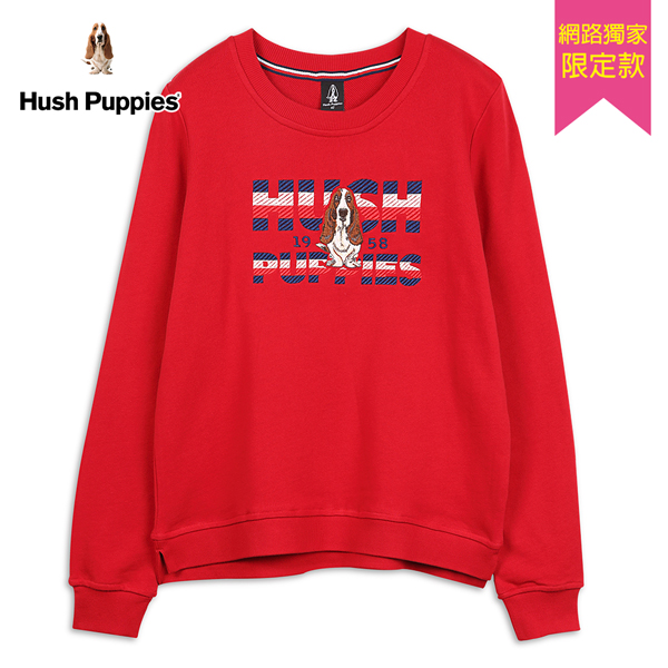 Hush Puppies 上衣 女裝配色字母刺繡狗長袖上衣 product thumbnail 3