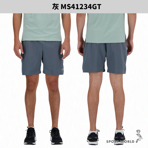 New Balance 短褲 男裝 7吋 速乾 美版 黑/灰/藍【運動世界】MS41234BK/MS41234GT/MS41234NNY product thumbnail 5