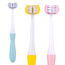 兒童牙刷 軟毛360度牙刷 3面3D乳牙刷 學習牙刷-JoyBaby