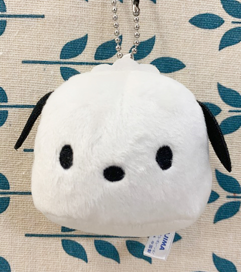 【震撼精品百貨】Pochacco 帕帢狗~三麗鷗帕帢狗造型絨毛娃娃/吊飾-大頭饅頭#09758