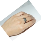【喨喨飾品】磁性健康開運黑膽戒指S402
