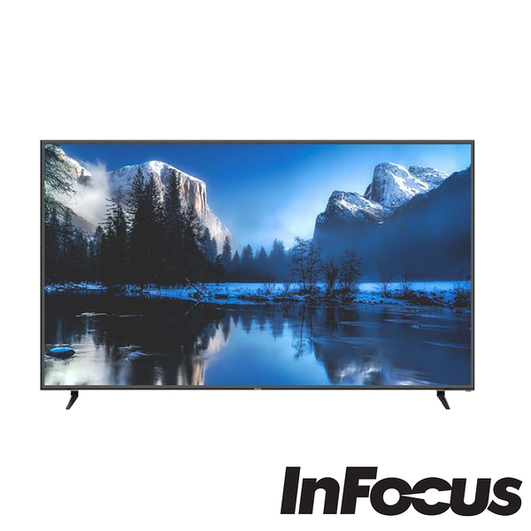 鴻海 infocus 80吋 4k智慧連網液晶顯示器/電視-含視訊盒 wt-80ca600 送基本安裝配送