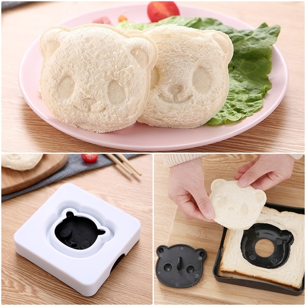 日式 熊貓 口袋三明治 DIY 熊貓造型 野餐 烘培器具 吐司壓模 三明治壓模 麵包模具 造型壓模