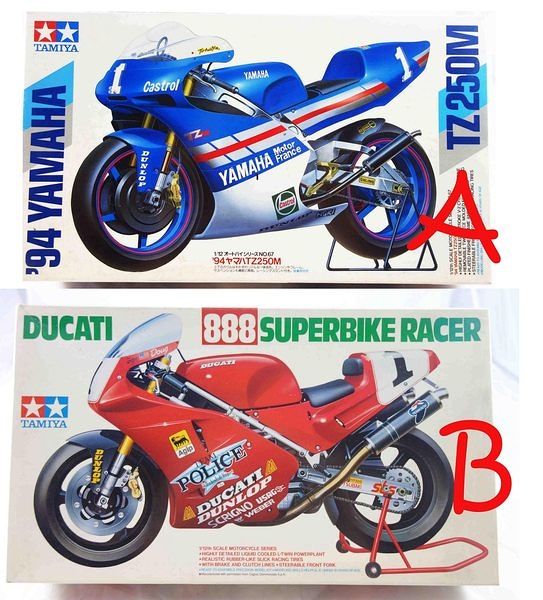 【震撼精品百貨】1/12~ YAMAHA TZ250M/DUCA TI SUPERBIKE 機車模型【共2款】