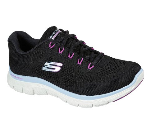 SKECHERS Flex Appeal 4.0 女 健走鞋 防潑水 黑 KAORACER 149309BKPR