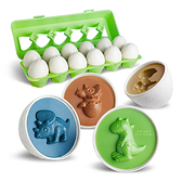 恐龍蛋造型配對啟蒙認知蛋盒 玩具 早教啟蒙玩具