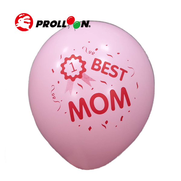 【大倫氣球】10吋 母親節 2面印刷氣球 小包裝 12入裝 Screen Printing Balloons 台灣製造