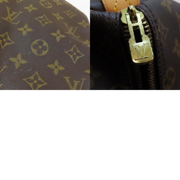 【二手名牌BRAND OFF】LOUIS VUITTON LV 路易威登 棕色 原花 PVC塗層帆布 keepall 45 手提 行李包 M41428 product thumbnail 10