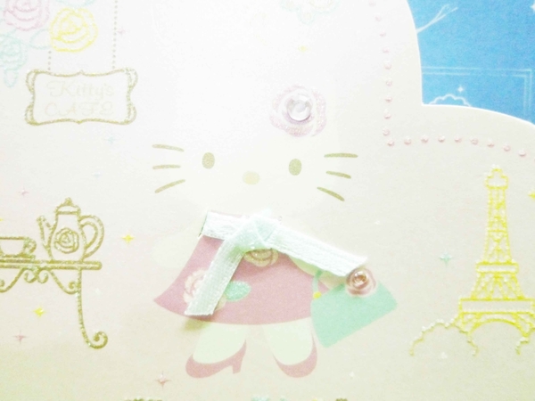 【震撼精品百貨】Hello Kitty 凱蒂貓~便條紙-愛心造型-玫瑰圖案【共1款】 product thumbnail 2