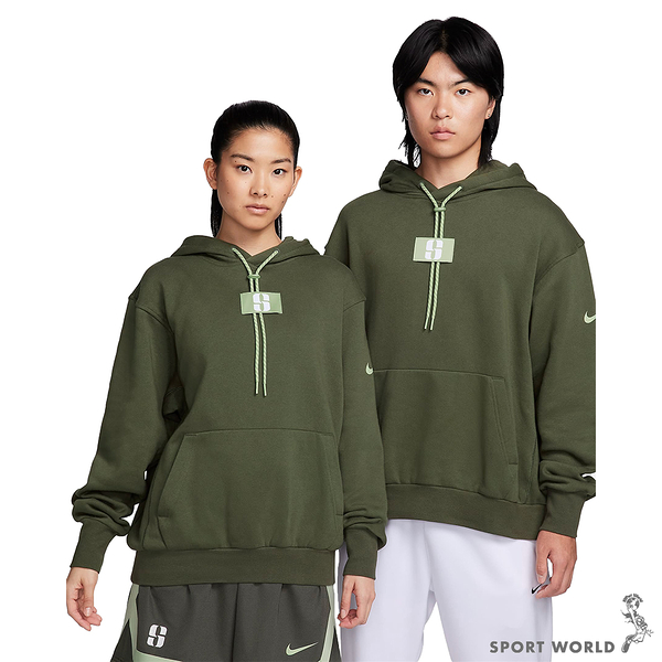 【下殺】Nike 男裝 女裝 長袖上衣 帽T 綠【運動世界】FJ4450-325