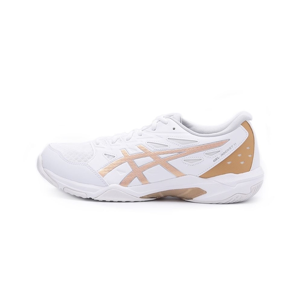 ASICS GEL ROCKET 11 排羽球鞋 白金 1071A106-100 男鞋