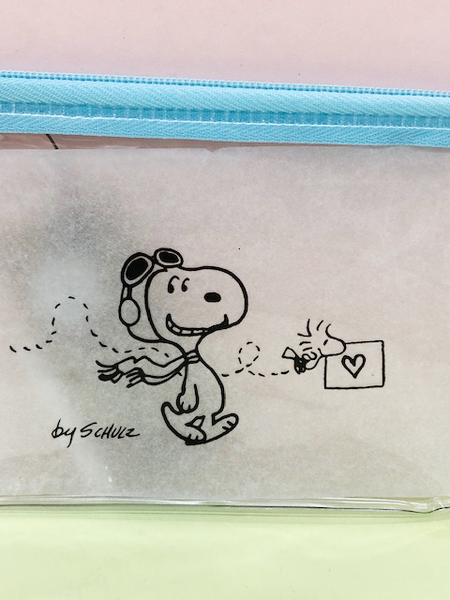 【震撼精品百貨】史奴比Peanuts Snoopy ~SNOOPY拉鍊零錢包-透明藍#50946 product thumbnail 3