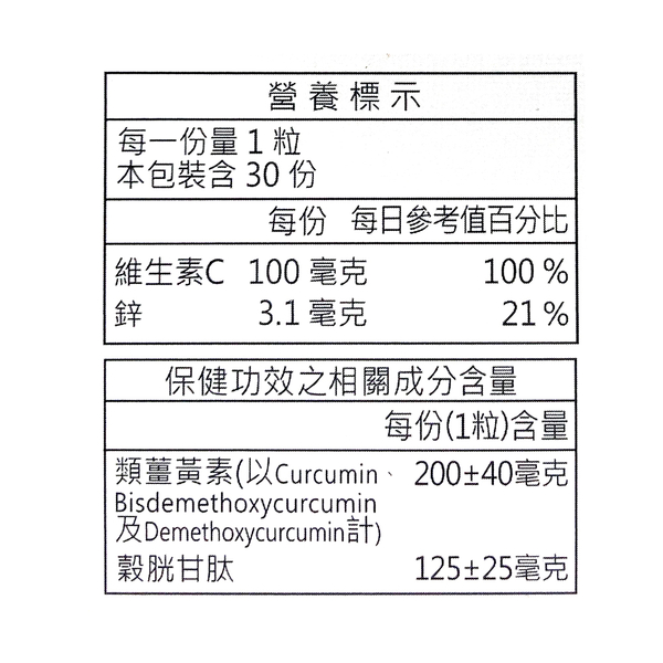 領券再折金車補給園薑黃+GSH複方膠囊4盒組 共120粒 SNQ健康優購網原廠貨源 product thumbnail 5