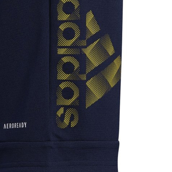 Adidas BADGE OF SPORT SHORTS 童裝 短褲 休閒 吸濕 乾爽 深藍【運動世界】GP0818 product thumbnail 3