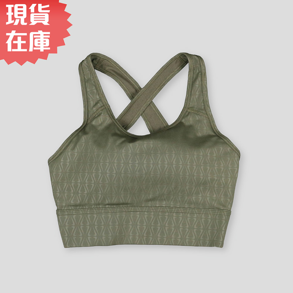 Nike 女裝 運動內衣 訓練 中度支撐 胸墊可拆 滿版LOGO 綠【運動世界】DM0554-222