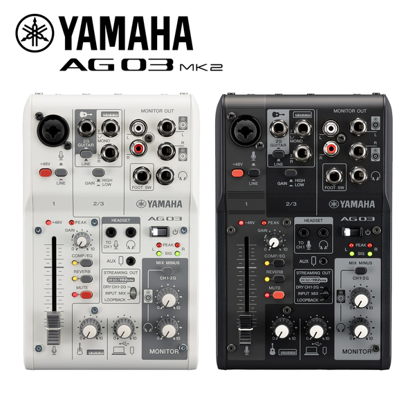 小叮噹的店 Yamaha AG03MK2 網路直播混音器 錄音介面 網路直播 宅錄