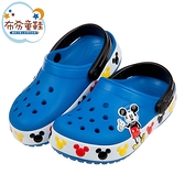 《布布童鞋》Crocs卡駱馳味學院迪士尼米奇藍色兒童布希鞋(16.5~19.5公分) [ V1C4JLB ]