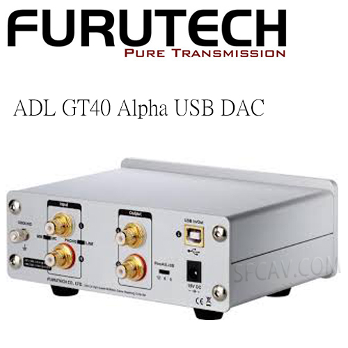 【竹北勝豐群音響】古河 FURUTECH ADL GT40  Alpha  USB  DAC  耳機擴大機！
