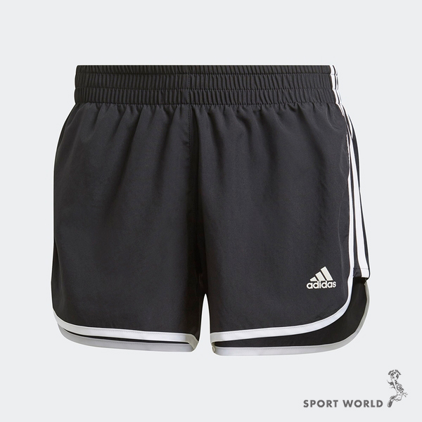 Adidas Marathon 20 女 短褲 慢跑 訓練 吸濕 排汗 反光細節 黑 GK5265