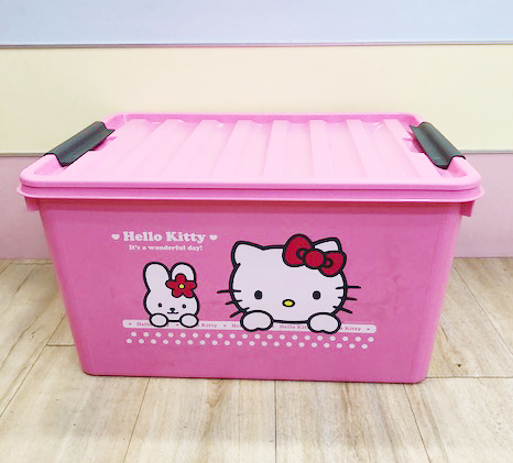 【震撼精品百貨】Hello Kitty 凱蒂貓~凱蒂貓 HELLO KITTY置物箱(40L)-粉色