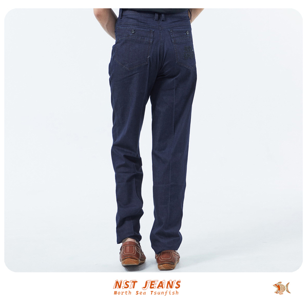 【NST Jeans】夏季薄款 Indigo 靛藍魅力牛仔褲(中腰直筒) 台製 395-66840 product thumbnail 5